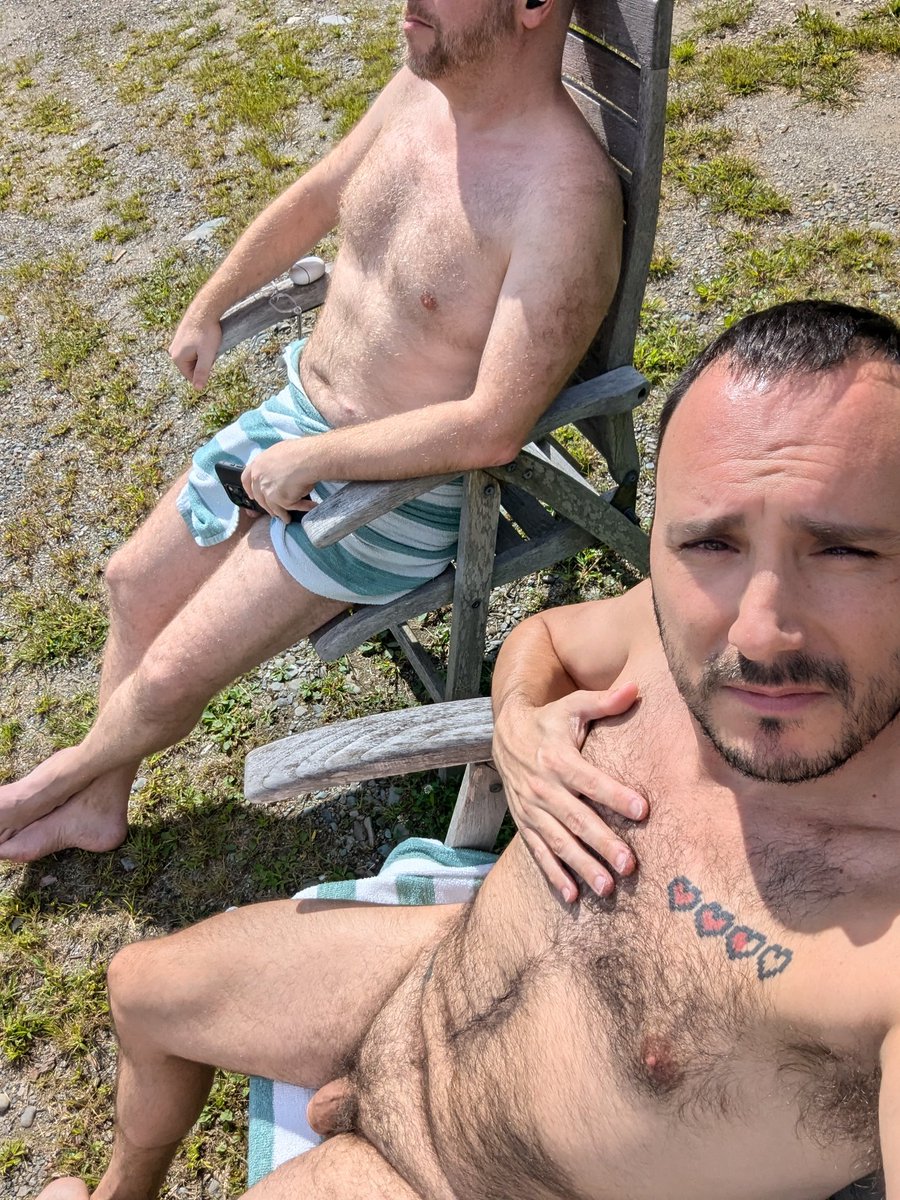 Sunday sunbathing with <a href="/JoeyNoPantsXXX/">JD</a>  #nakedcamping