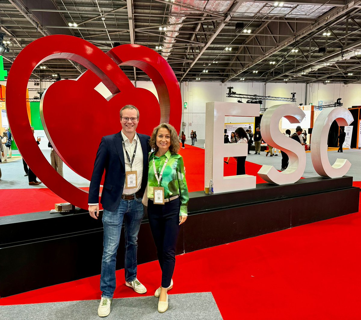 SimonPfisterer's tweet photo. #ESCCongress2024 is a great experience! Discussing #Moncyte technology with key leaders and collecting info on all the new developments! Super nice to be in #London https://t.co/sJX8QFquz5