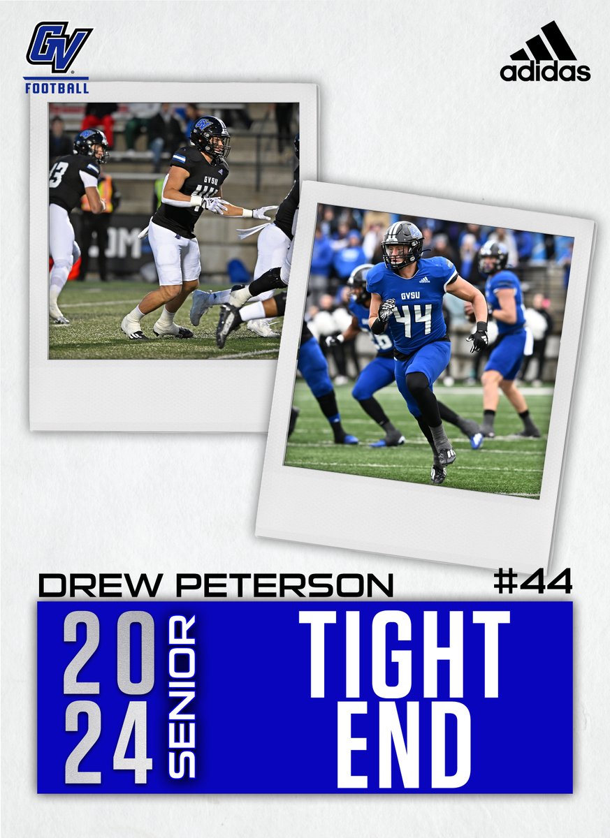 Drew Peterson is a key piece of Tight End U. Heading into his senior year he has 21 catches for 163 yards and two TDs. #AnchorUp