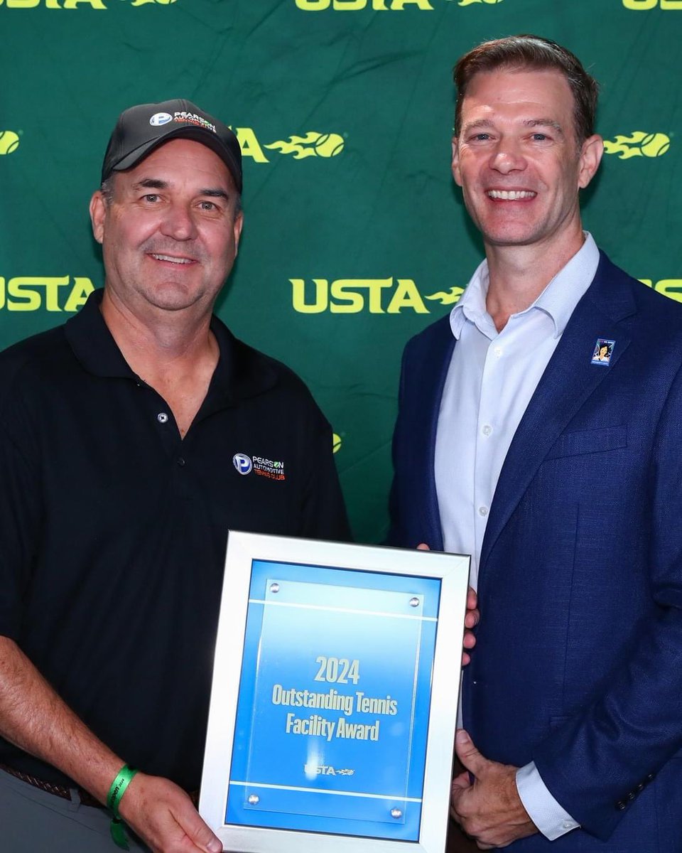 PearsonTennis's tweet photo. PATC’s thrilled to announce we received a 2024 USTA Outstanding Tennis Facility Award! We thank our Board &amp; Staff who work tirelessly to make PATC an amazing facility &amp; experience for our community, &amp; our members, for your loyalty in making PATC your tennis home! #patcproud https://t.co/MwLtaAF3ra