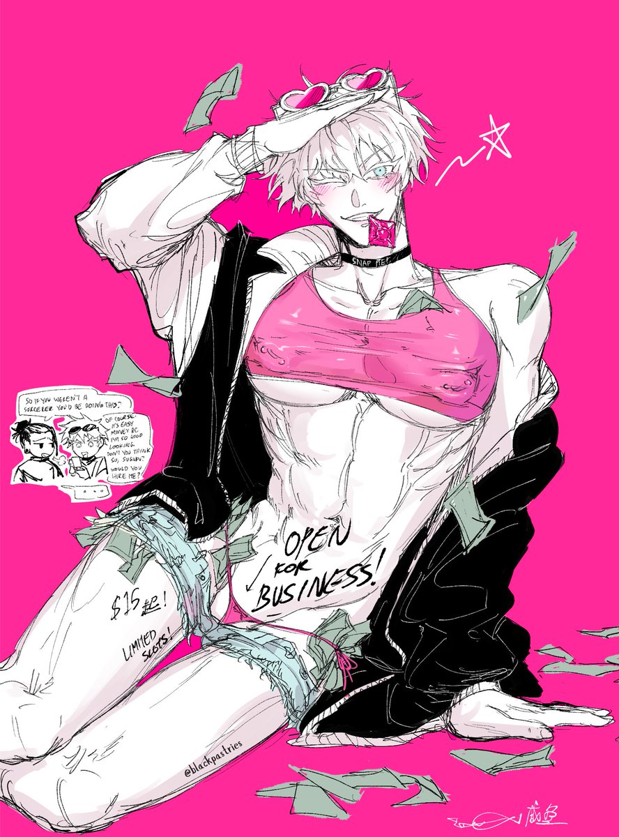 💸commissions open!! gojo's hole is now on sale  
info in fishbymina.straw.page , limited /5 slots only