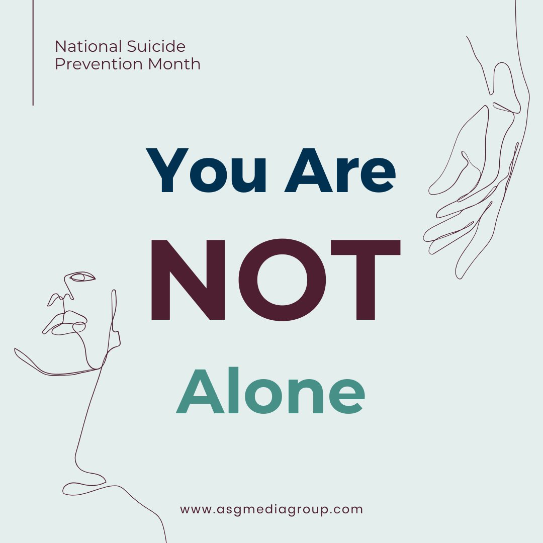 This September, let's shine a light on mental health for National Suicide Prevention Month. Remember, it's okay to ask for help. Support and spread hope, one conversation at a time. 💙 #SuicidePrevention #YouAreNotAlone