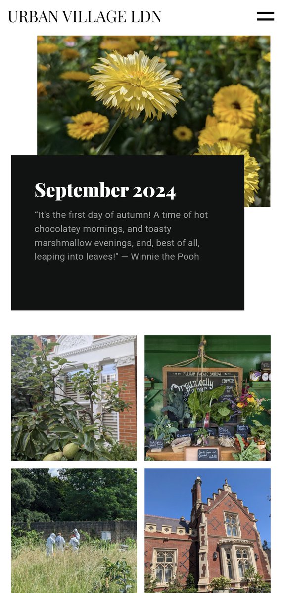 After a little summer break we're back!  Check it out here urbanvillageldn.com 
#fulham #indiesrule #supportlocal #smallbusiness #september #urbanvillageldn