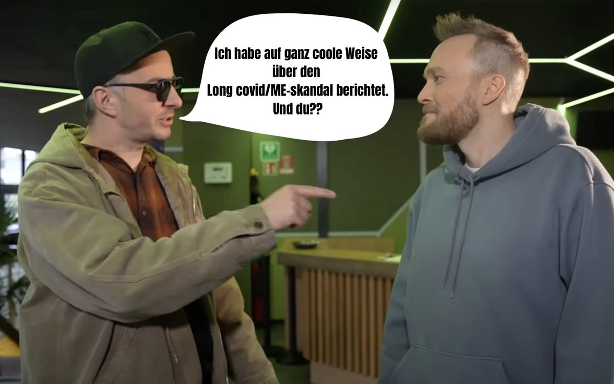 Duitse Avondshow <a href="/janboehm/">🚫⛔️jAaj Bä¶Ã¶l&&rma!nN 💩</a> opende het seizoen met een ijzersterk item over Long Covid en ME. Wij zeggen: het is tijd voor #LoCoInDeAvondshow.

Vertel <a href="/arjenlubach/">Arjen Lubach</a> en de redactie dat wij hier op zitten te wachten en dat het geen #VervanMEbedShow is. Tweet je memes en verhalen.