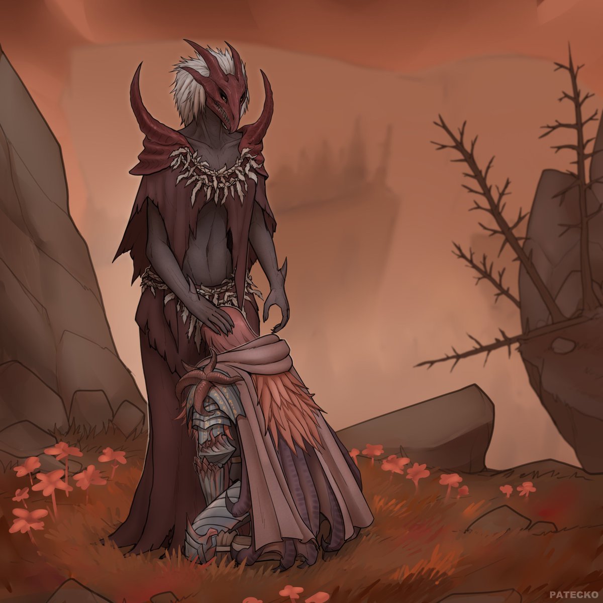 Florissax and weary knight
for <a href="/DeathAdderGA/">Razeino</a>