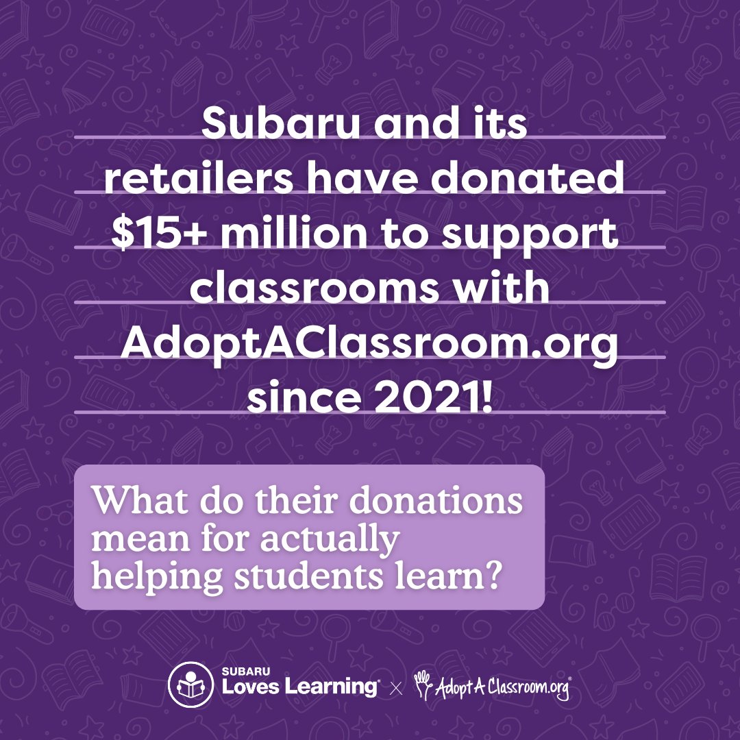 AdoptAClassroom.org tweet media