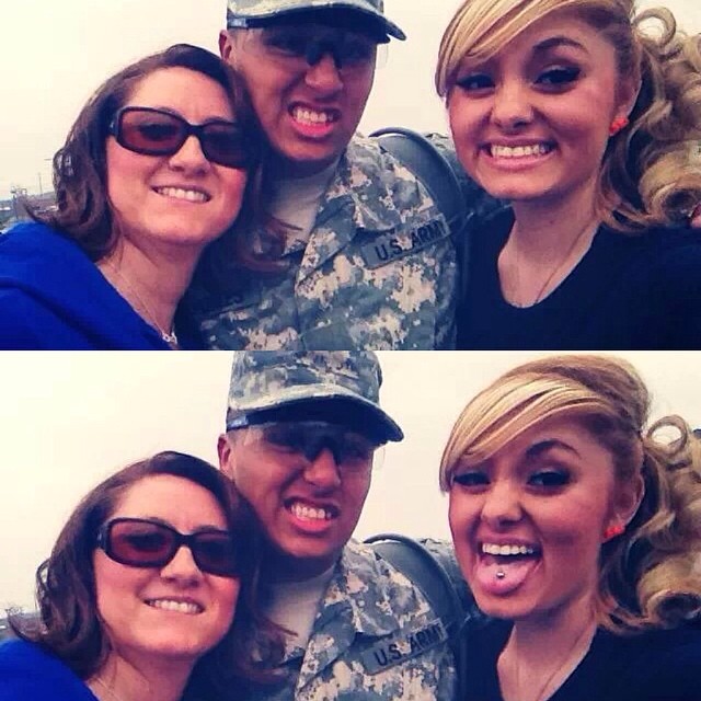 VeteranSupport7's tweet photo. Hey baby , you're a shinning star โญ๏ธ๐
.
.
.
.
#MommaBear #Broski #OurPVT #ArmyStrong #ArmySister #ArmyMomma #QTs #FamilyOf3 https://t.co/gHJ3NxMsEI