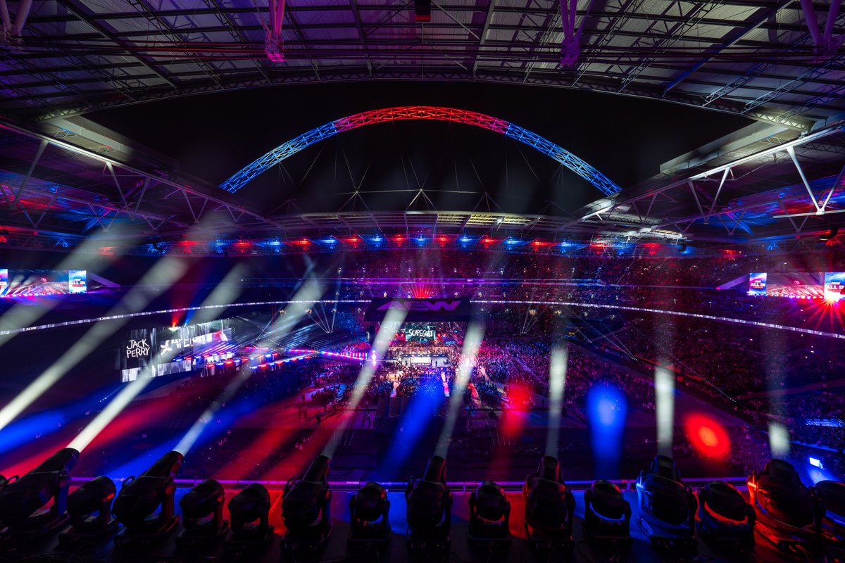 wembleystadium's tweet image. This time last week we were ALL IN. 

#AEW #AEWAllInLondon