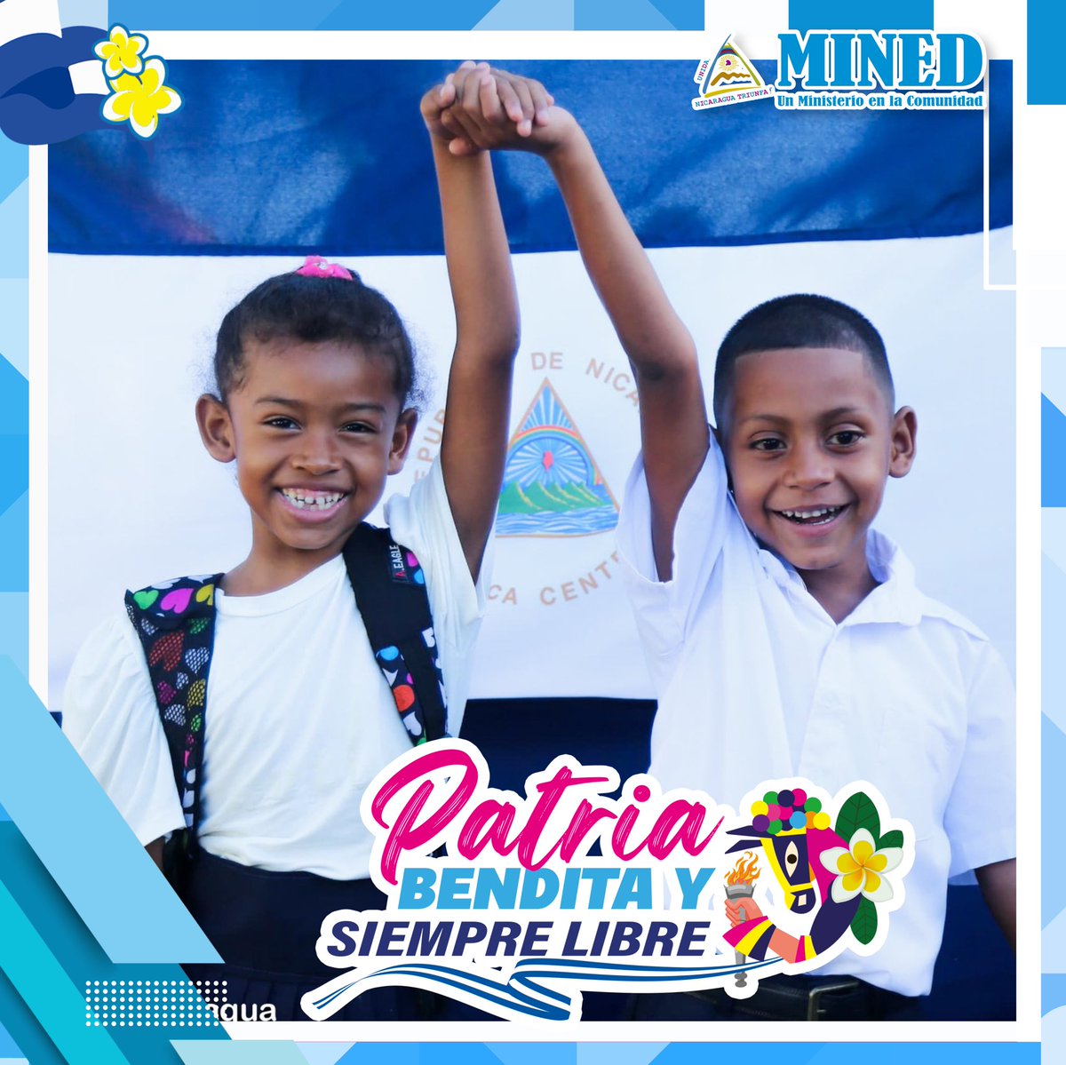 ¡Soy puro pinolero, nicaragüense por gracia de Dios! 

¡Viva Nicaragua! 🇳🇮💙🤍

#PatriaBenditaYSiempeLibre