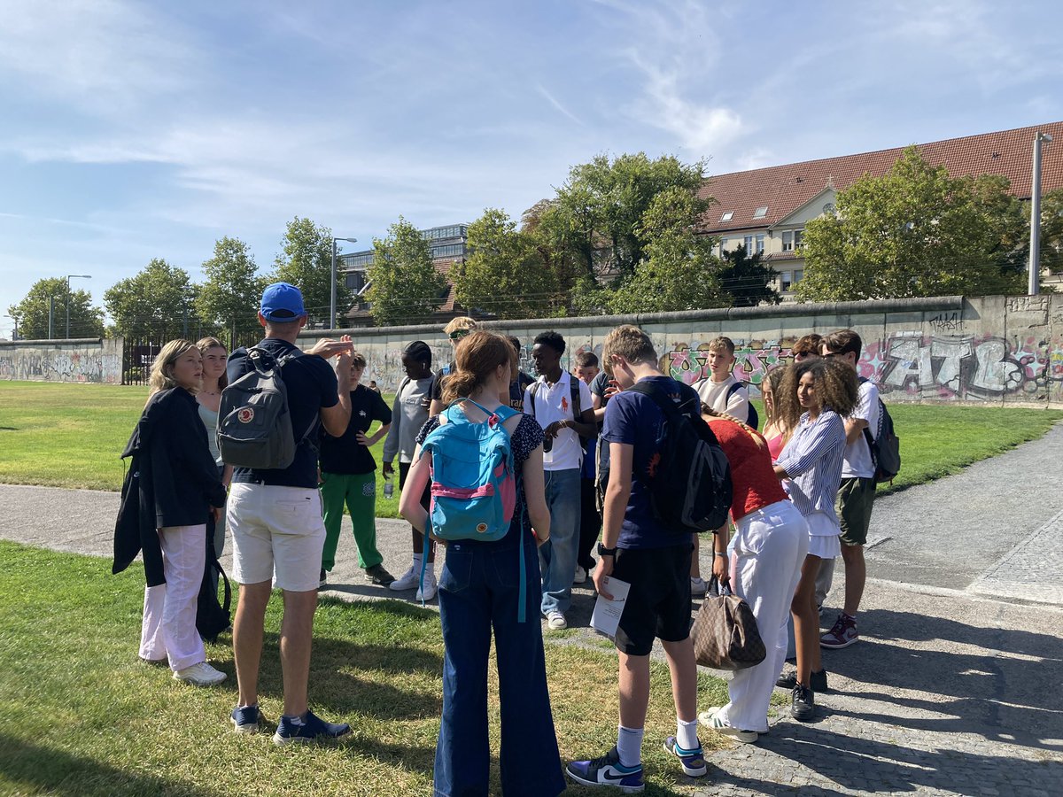 MonktonHistory's tweet photo. Day 2 looking back at the 16,000 steps … Brandenburg tour, Reichstag, Holocaust memorial, Berlin Wall Bernauer Strasse, Palace of tears, Checkpoint Charlie and Topography of Terror … wow what a day! https://t.co/3LRoNMPnxH