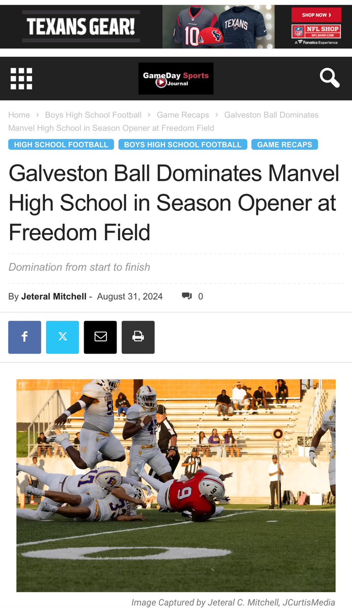 gamedaysportsjounrnal (@mediadayjournal) on Twitter photo New Post! The season is ON! Gamedaysportsjournal.com
@manvel vs <a href="/GalvestonFB/">Galveston Football</a> for streams interviews updates and more! New Post! The season is ON! Gamedaysportsjournal.com
@manvel vs <a href="/GalvestonFB/">Galveston Football</a> for streams interviews updates and more!