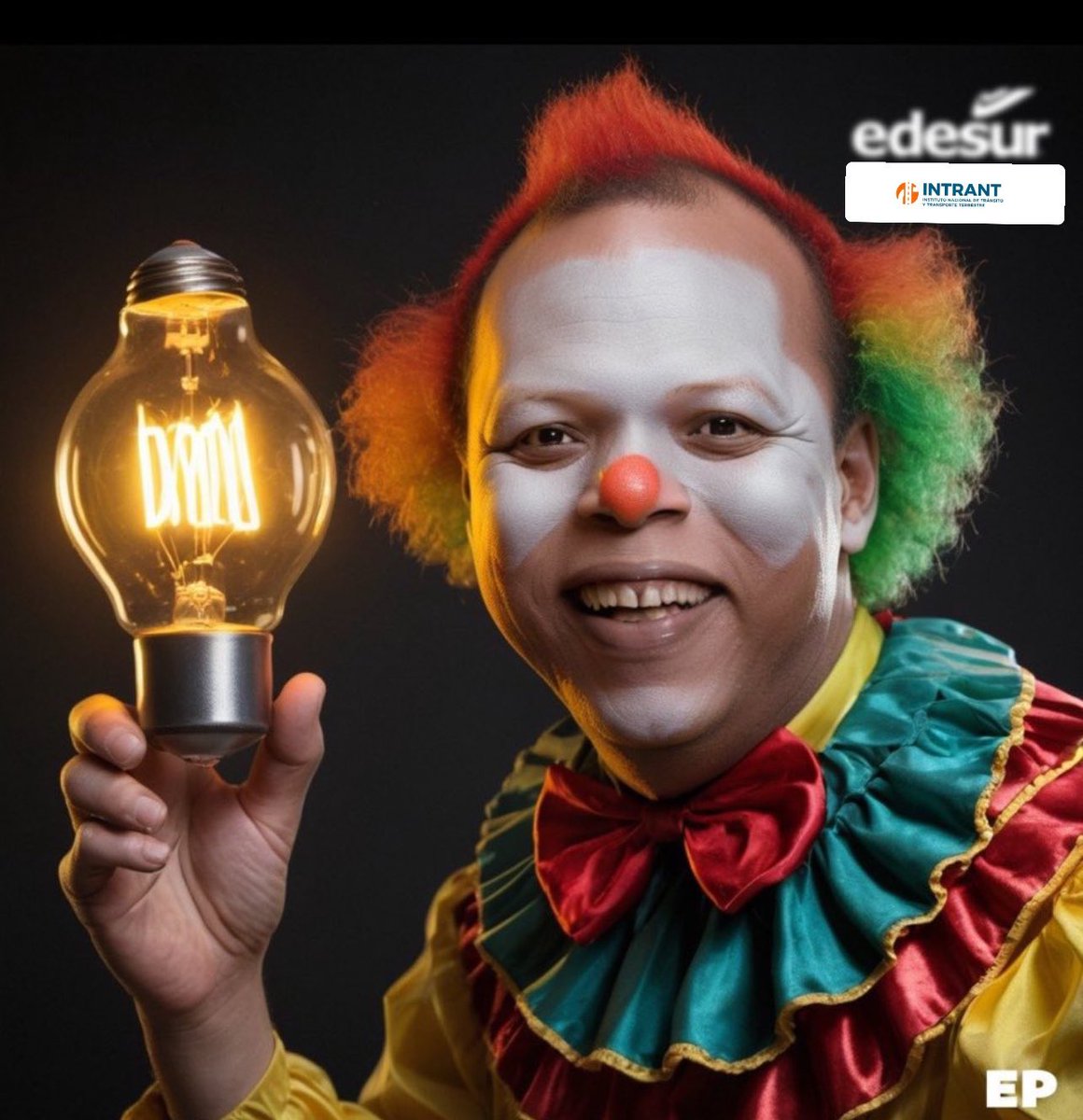 Él genio 🧞‍♂️ de los apagones Milton Morrison antes en Edesur y ahora en el INTRAN apagando el sistema de semáforos 🚦