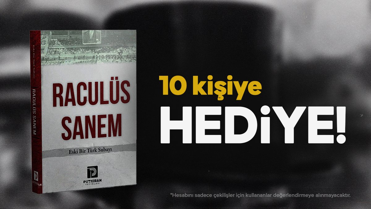 Necip Fazıl Kısakürek'in, geçtiğimiz yıllarda yasaklanarak toplatılan "Put Adam" isimli eseri, "Raculüs Sanem" ismiyle yeniden yayına girdi.

🎁 Eseri 10 takipçimize hediye ediyoruz.

- RT yap (zorunlu)
- 2 arkadaşını etiketle

Sonuçlar: 4 Eylül akşamı