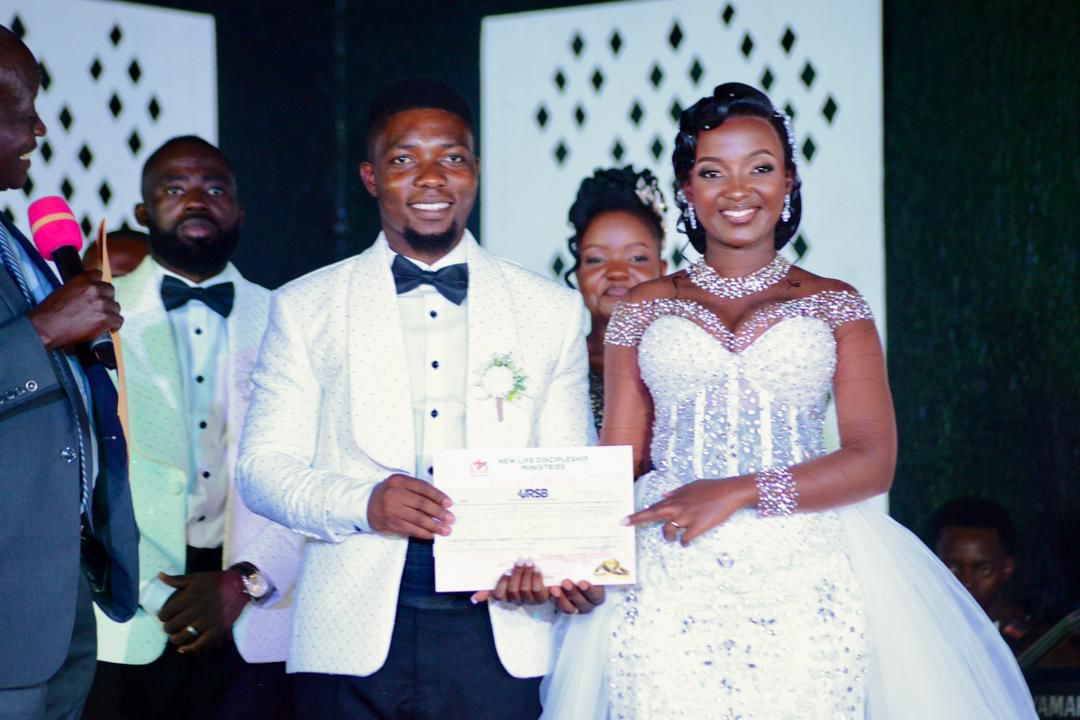 nldm_uganda's tweet photo. Our hearts are delighted for this milestone Dear Youth Leader. As a ministry we celebrate you and thank God so much for this new journey , you have started. God bless your marriage Mr and Mrs Iluba. https://t.co/Mk64A2EZqs