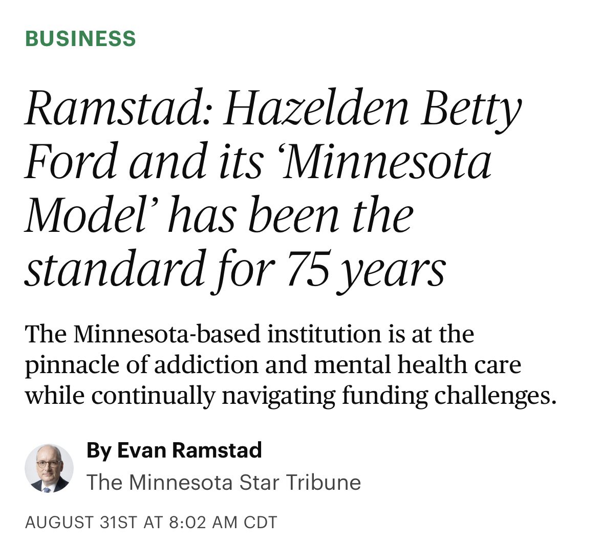Hey <a href="/StarTribune/">The Minnesota Star Tribune</a> - paper and digital subscriber and took me longer than it should’ve to find the article in today’s Sun paper on the app bc of different headlines. Yes I found it, but it’s annoying nonetheless - paper HL focused on $ issues, app title focused on Hazelden…