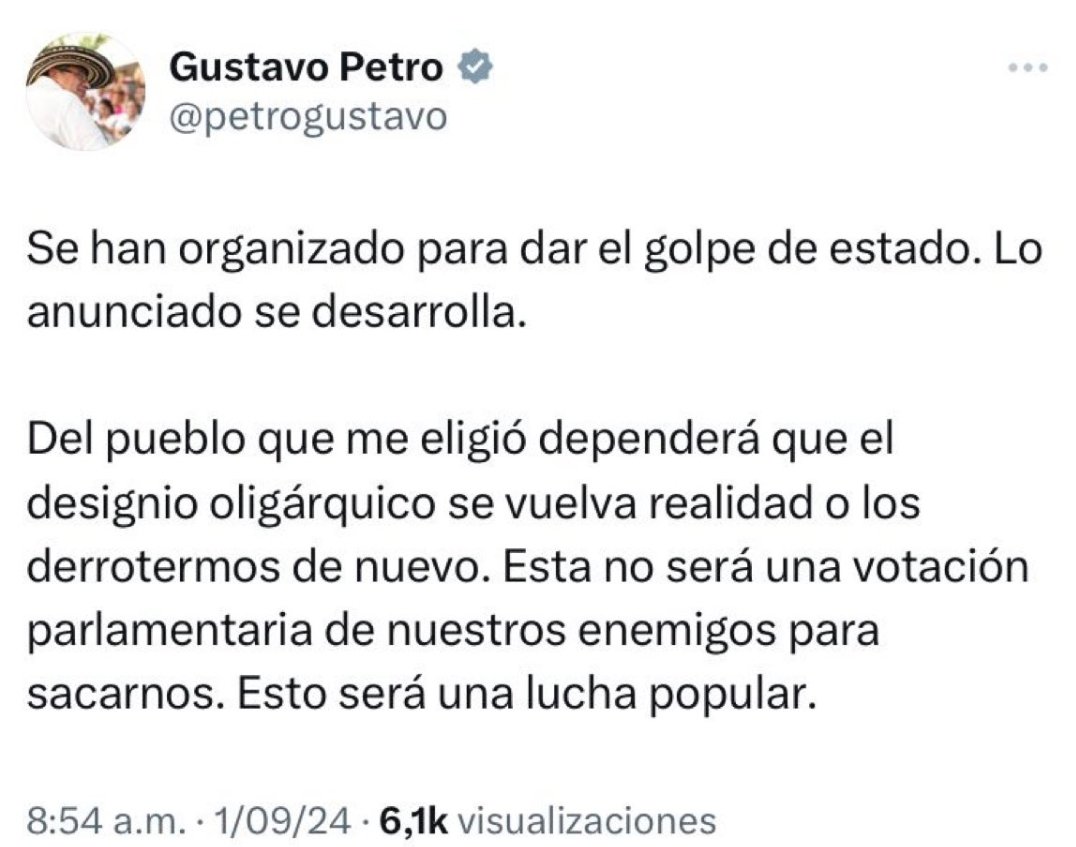 lacoutu's tweet image. Este es el libreto #CastroChavista, victimazarse para esconder la incapacidad de gobernar a la Nación. Escuela seguida a pie juntillas por .@petrogustavo y su socio financiador @NicolasMaduro