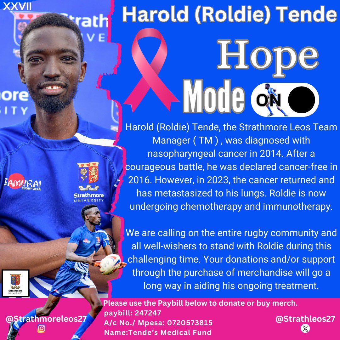kenyansportsguy's tweet photo. Lets do this #ForRoldie✊🏿

#RugbyKE https://t.co/rMwuACIMFH
