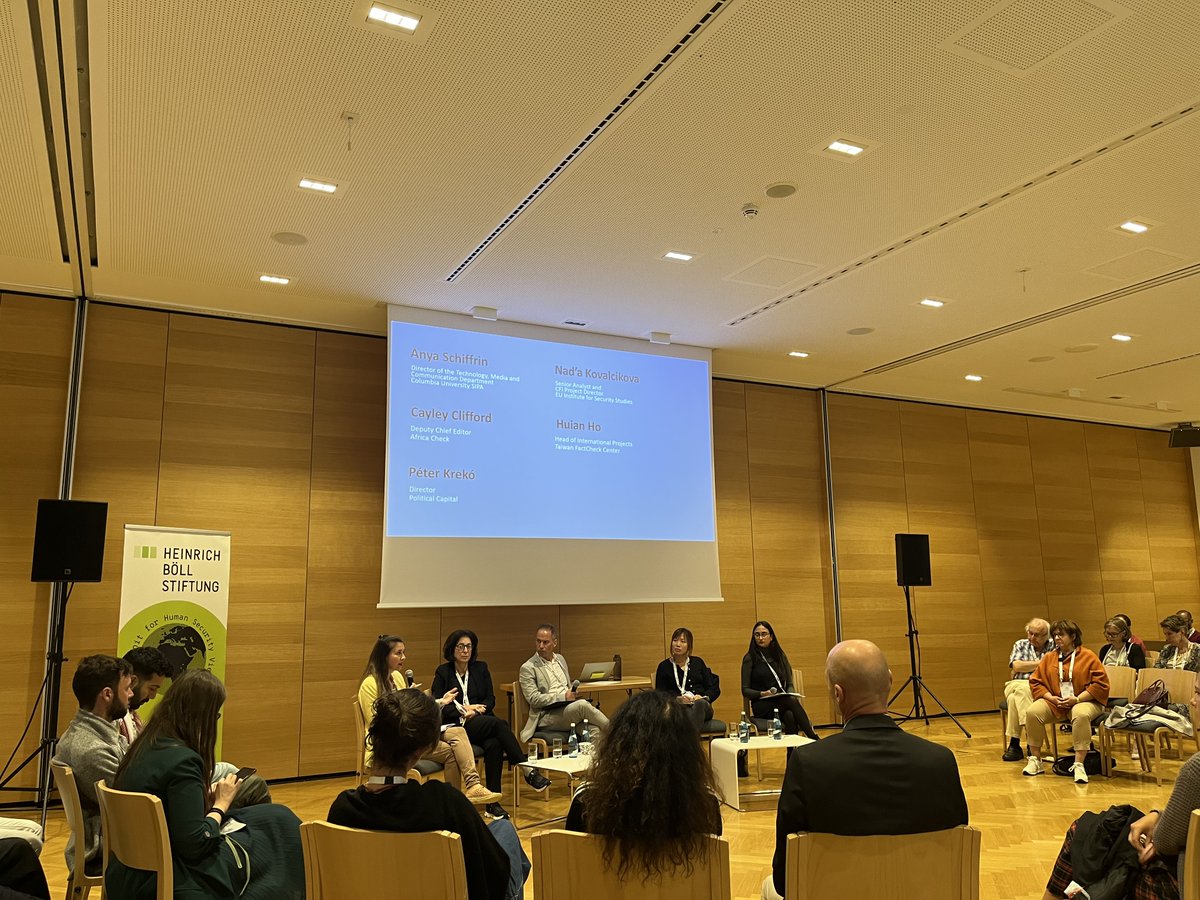 Anya Schiffrin (@anyasipa) on Twitter photo Great panel at the <a href="/forumalpbach/">EuropeanForumAlpbach</a> on state-sponsored disinformation & the dangers to elections w/ <a href="/cayleyclifford/">Cayley Clifford</a>, <a href="/peterkreko/">Peter Kreko</a>,<a href="/NKovalcikova/">Naďa Kovalčíková, PhD.</a>, & <a href="/HoHuian/">Hui-An HO 何蕙安</a> Great panel at the <a href="/forumalpbach/">EuropeanForumAlpbach</a> on state-sponsored disinformation & the dangers to elections w/ <a href="/cayleyclifford/">Cayley Clifford</a>, <a href="/peterkreko/">Peter Kreko</a>,<a href="/NKovalcikova/">Naďa Kovalčíková, PhD.</a>, & <a href="/HoHuian/">Hui-An HO 何蕙安</a>
