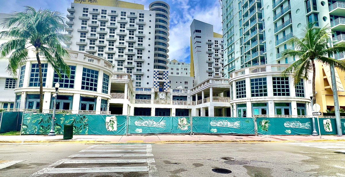stevewright64's tweet photo. This is some of the most prime land in Miami Beach — Ocean Drive at 15 St. It had an abusive design to wheelchair users — with endless steps & lifts that never worked. It’s been vacant for a decade. The curse of ableism? #universaldesign #inclusion #ableism #miamibeach #oceandr https://t.co/umulAP4Jnj