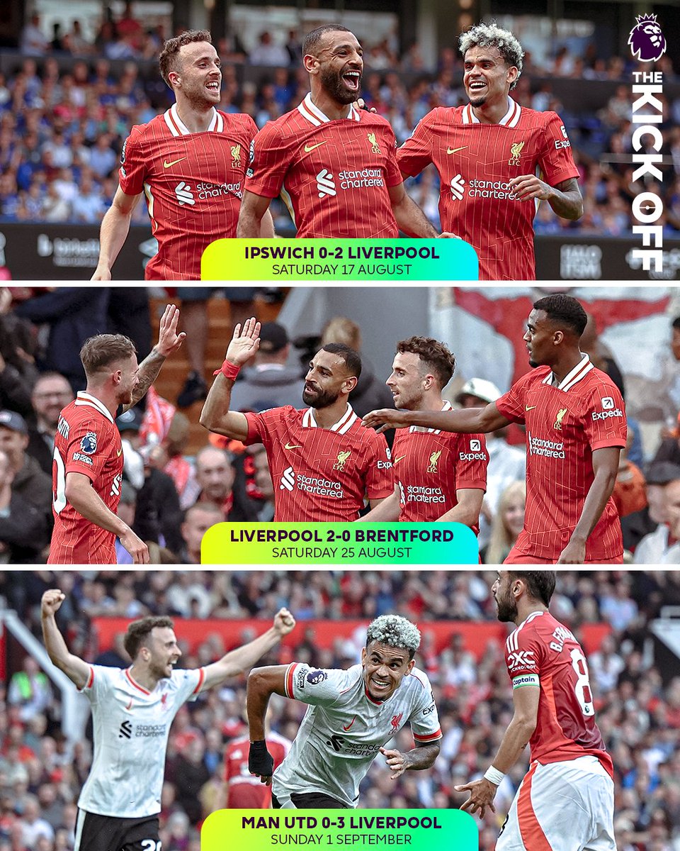 Seven goals scored. Three clean sheets. Three wins. 

The new era under Arne Slot at <a href="/LFC/">Liverpool FC</a> has started superbly 👏