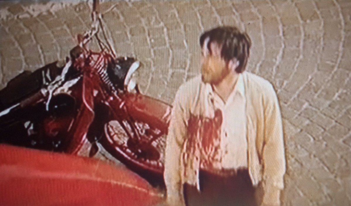 Rigodon61's tweet photo. Drop a movie you revisited in August:

The House with Laughing Windows (La casa dalle finestre che ridono) 
Pupi Avati, 1976
#ItalianGiallo https://t.co/fuHGcX0FqW