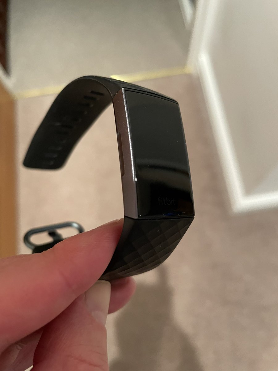 davidwlomas's tweet photo. @FitbitSupport Hi, the Fitbit Charge pictured hasn’t been used for a while.  We’ve charged it up but can’t get it to do anything.
Please could you let us know what our next steps should be.  Thanks. https://t.co/E0NWevXcjI