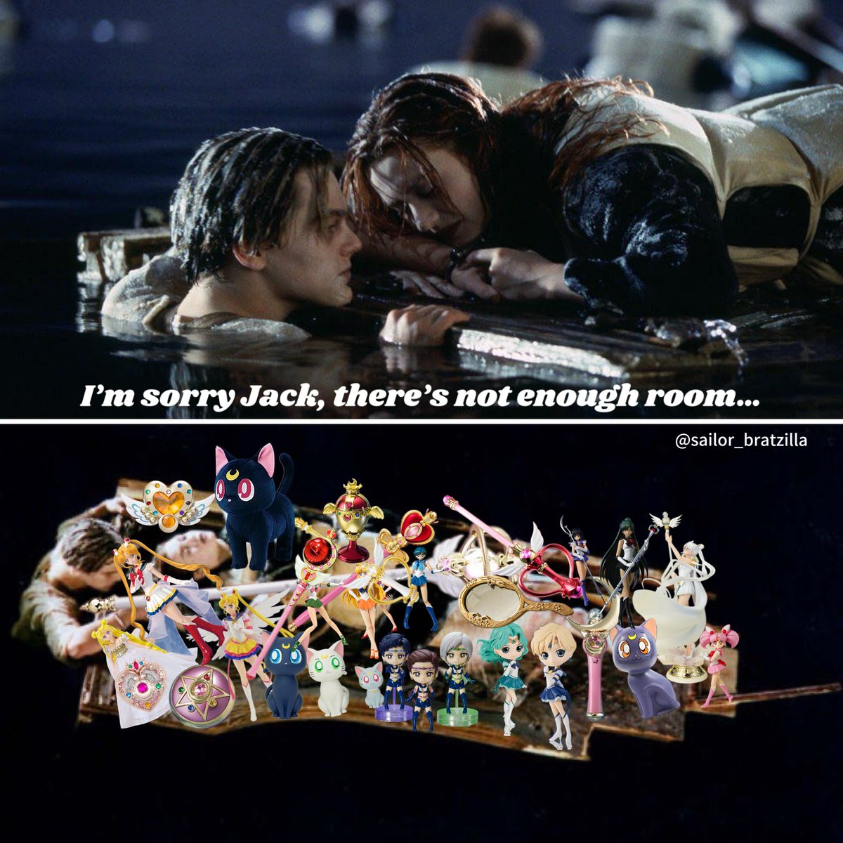 Brat_zilla's tweet photo. Priorities…
#sailormoon #sorryjack https://t.co/i8dDUiKMzq