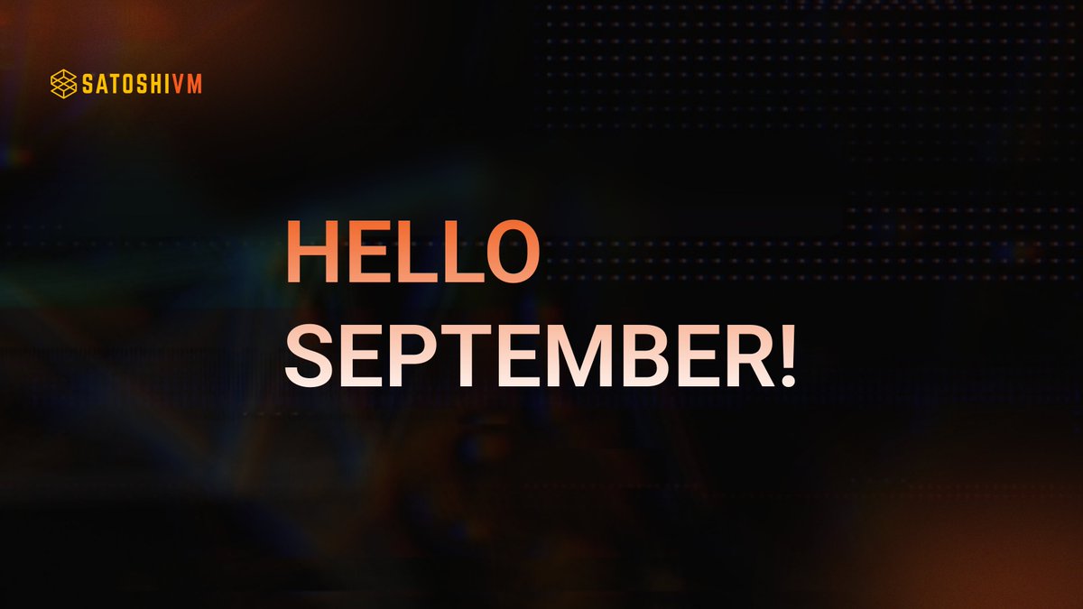 Summer is over and the Autumn is here. 
Historically, a lot of great things in crypto happens in this season. We will do our best to make Autumn 2024 full of exciting news!