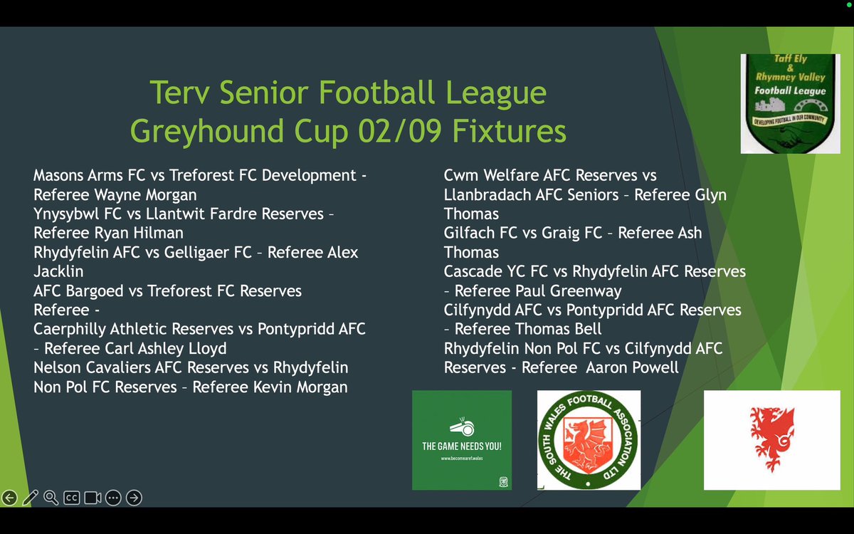 First round of the Greyhound Senior Cup starts tomorrow 🏆🏆
Good luck to all teams and don’t forget to follow on the Cymru Football App 📱