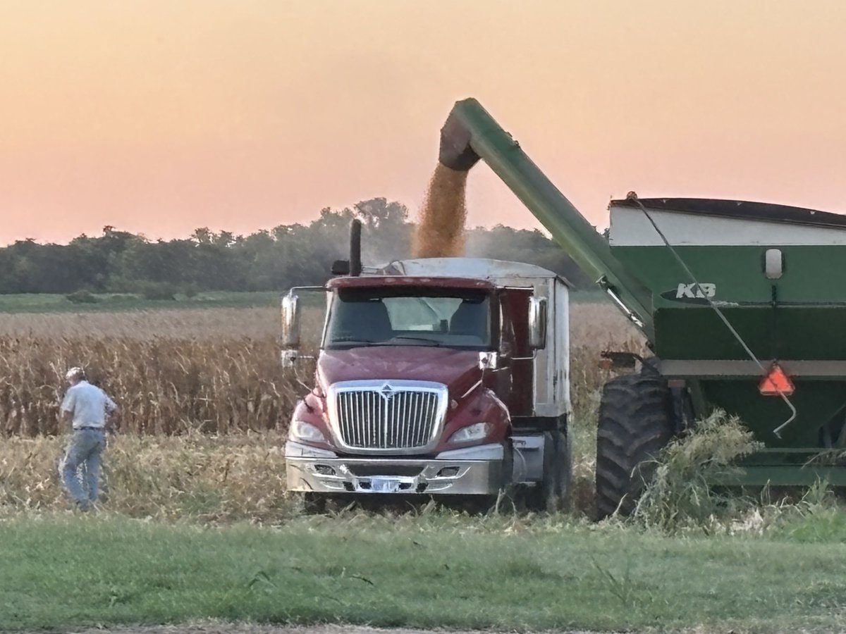 Corn harvest in Kansas. Glad to be home for a little while.
