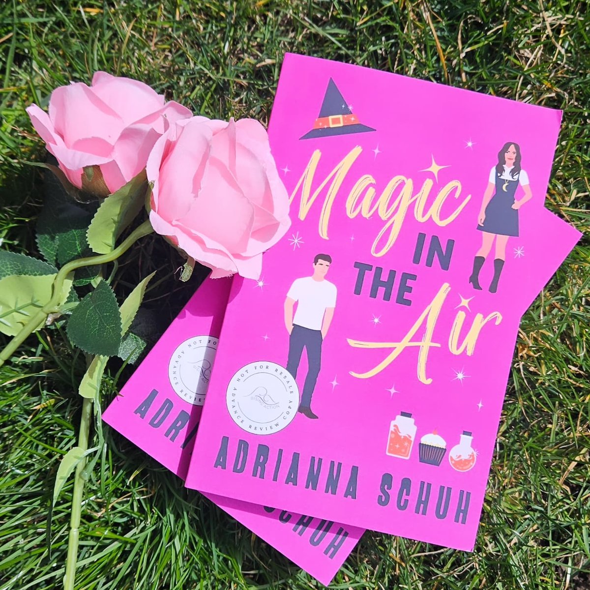 The witching hour has begun.... 

It's release month, y'all! 16 days until Magic in the Air 🩷 

Practical Magic x Gilmore Girls, but make it Latina 🇲🇽 

#magicintheair #risingactionpubco #witchyromcom #disabilityrep #preorders #witches #cerebralpalsy #latinaauthor