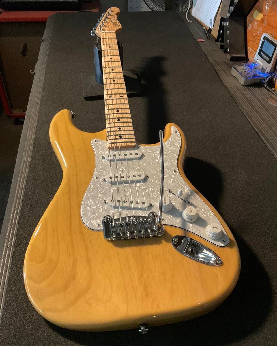 Legacy in Butterscotch Blonde over swamp ash, pearl guard, hard rock maple neck with Clear Gloss finish. Built for G&amp;L Premier Dealer October Guitars of Wausau. #glguitars