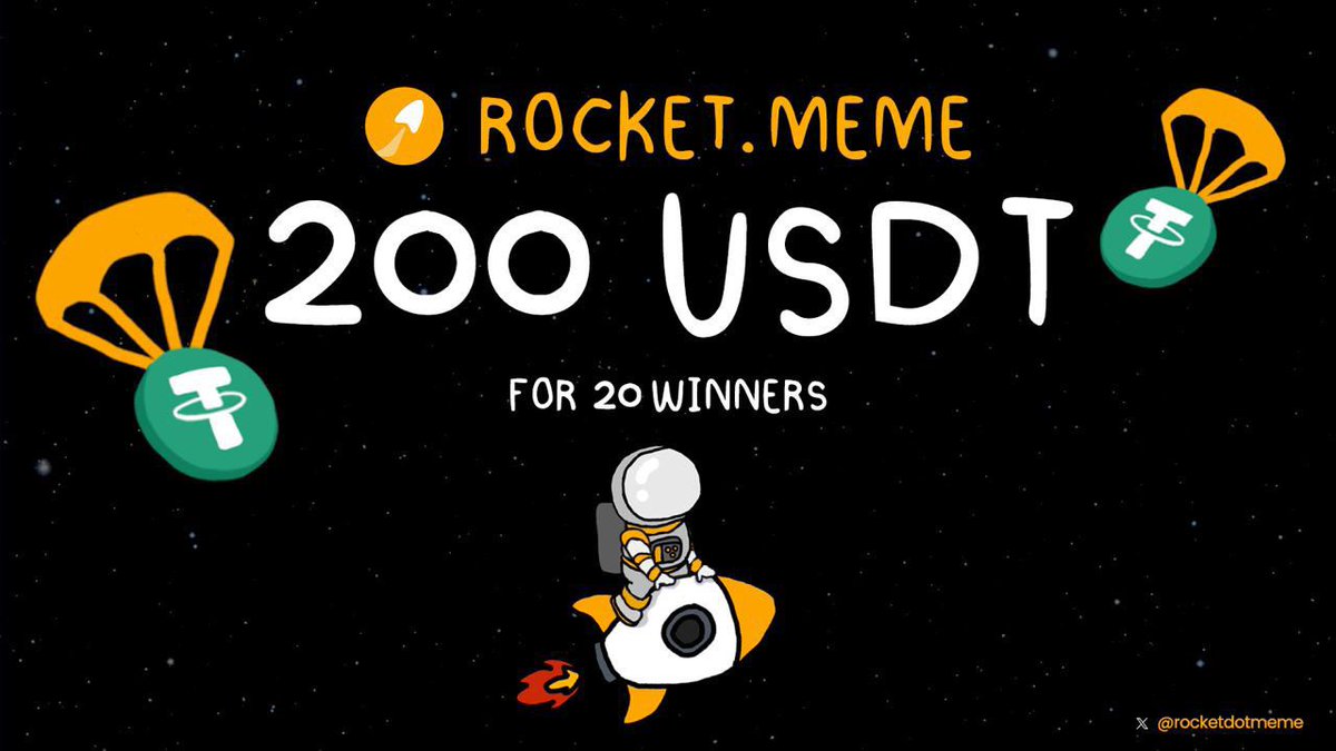 Yunepto (@yunepto) on Twitter photo Bagi2 Airdrop lagi nih
🎁Hadiah $200 USDT dari ROCKET.MEME #AIRDROP 🚀
Follow <a href="/rocketdotmeme/">ROCKET.MEME | FairMint</a>
❤️+ 🔁+ Comment BSC address + @ 3 frens!
Rocket is the best meme coins #FairMint protocol!
Security audited by <a href="/Cyberscope_io/">Cyberscope</a> | rocket.meme Bagi2 Airdrop lagi nih
🎁Hadiah $200 USDT dari ROCKET.MEME #AIRDROP 🚀
Follow <a href="/rocketdotmeme/">ROCKET.MEME | FairMint</a>
❤️+ 🔁+ Comment BSC address + @ 3 frens!
Rocket is the best meme coins #FairMint protocol!
Security audited by <a href="/Cyberscope_io/">Cyberscope</a> | rocket.meme