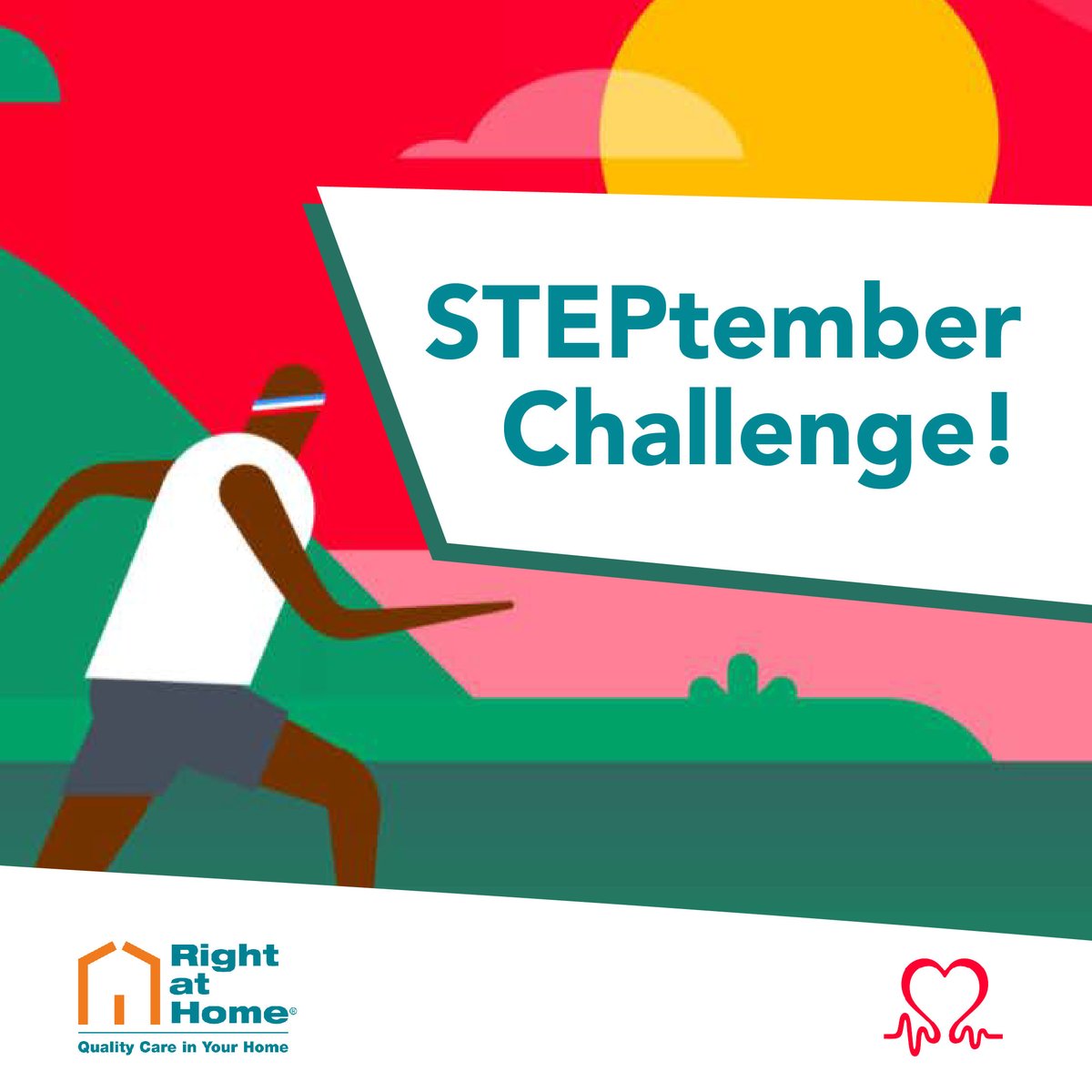 RaHHatfield's tweet photo. This September, we are doing the BHF’s “STEPtember” Challenge! Right at Home employees across the UK are walking 10,000 steps a day, raising money for a worthwhile cause, and looking after our own hearts in the process.

Donate here: https://t.co/N6dz4m9blD https://t.co/tIM15VQRZK