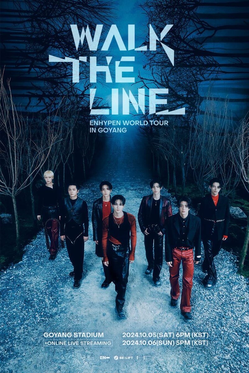 ミュージック WALK THE LINE IN GOYANG ENHYPEN Weverse ENHYPEN Image - ENHYPEN WORLD TOUR 'WALK THE LINE