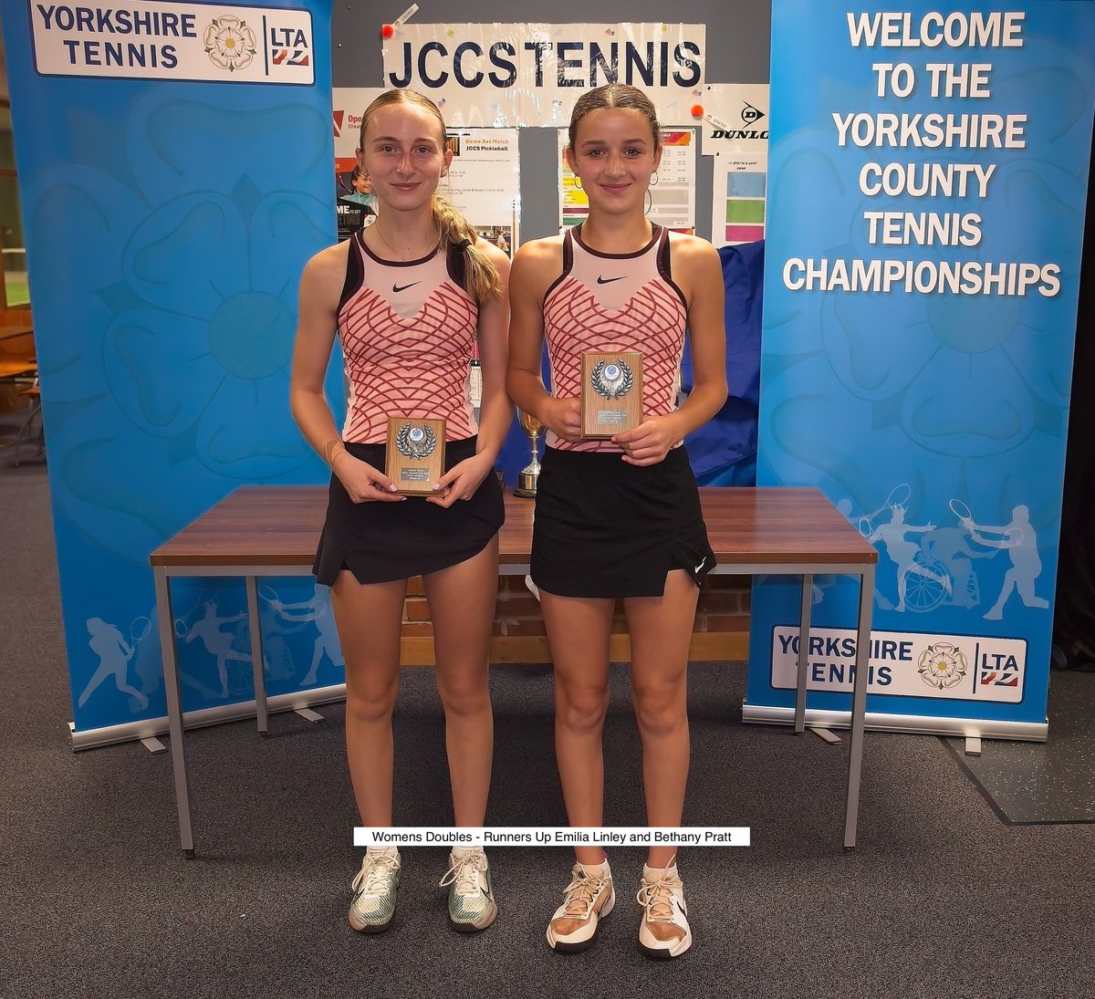Yorkshire Tennis County Championships 2024
Women's Doubles Final
Winners - Sarah Copley and Molly Robinson
Runners - up - Emilia Linley and Bethany Pratt
#yorkshiretennis