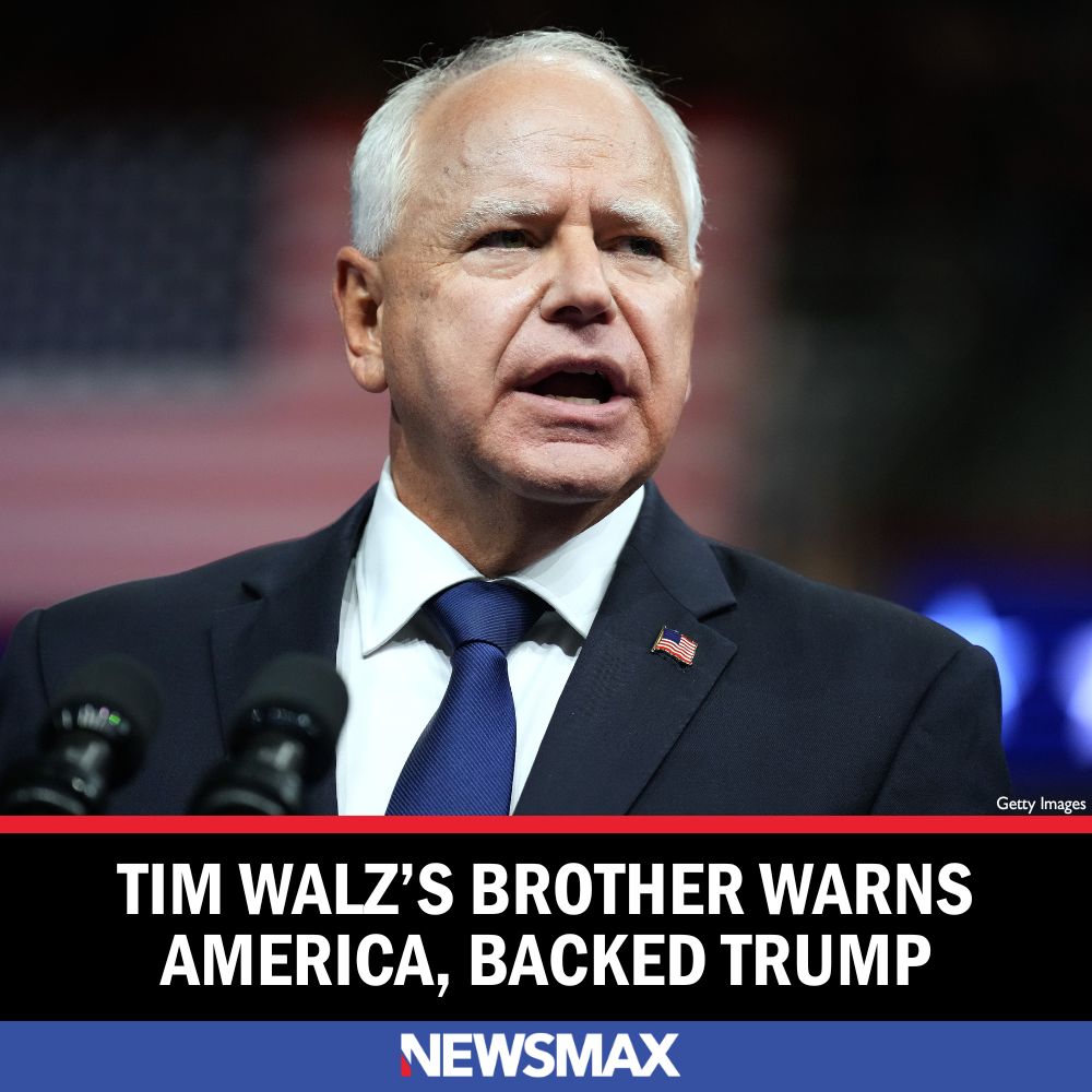 The brother of Minnesota Gov. Tim Walz has come out with a warning for America, backing Trump and saying his brother is "not the type of character you want making decisions about your future." MORE: bit.ly/3AXtrxJ