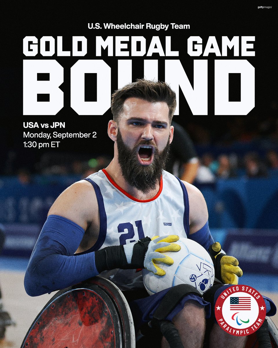 Team USA (@teamusa) on Twitter photo GOING FOR GOLD 💪
<a href="/usawchrugby/">USA Wheelchair Rugby</a> defeats Great Britain in the semifinals!
#ParisParalympics GOING FOR GOLD 💪
<a href="/usawchrugby/">USA Wheelchair Rugby</a> defeats Great Britain in the semifinals!
#ParisParalympics