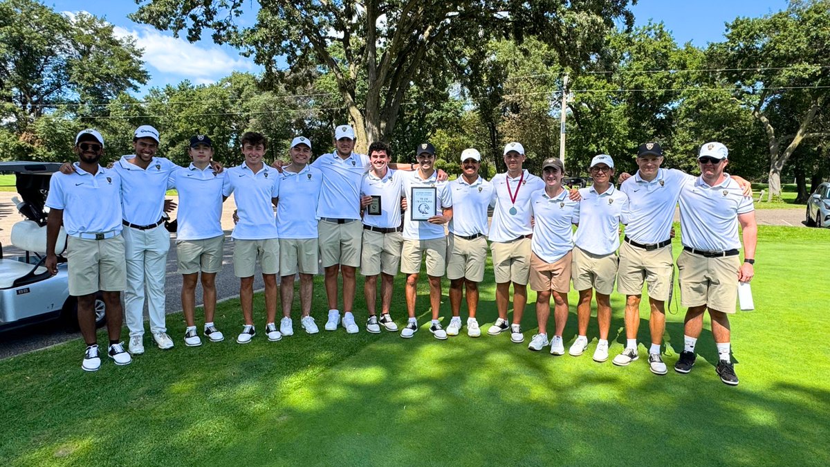 GustieAthletics's tweet photo. No. 25 @GustieGolf won the Augsburg Invite in their opening weekend, with Teddy Kaste taking first with an even 69-75-144

Recap: https://t.co/VZbXWHhsyS

#GoGusties | #d3golf https://t.co/shgO4wdes2
