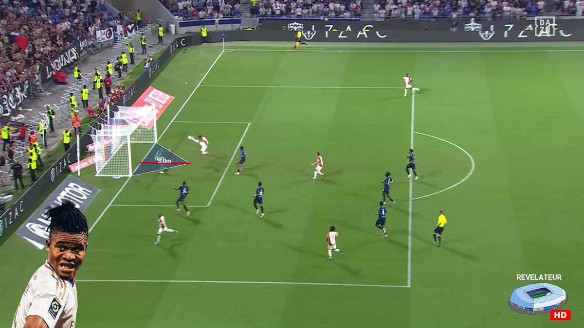 StadeOLHD's tweet image. L&apos;incroyable but &quot;high kick&quot; de Gift Orban.
Quelle souplesse !
#OLRCSA