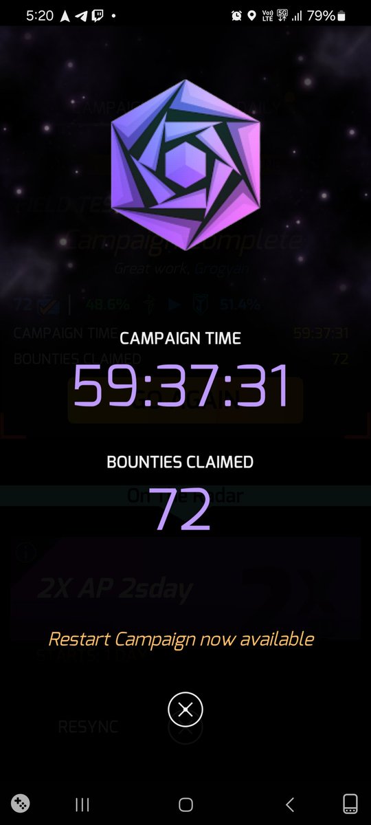 grogyan's tweet photo. #ingress
#ingressdispatch
Finished my 3rd time around I'm the very early hours before work.
I made sure to do ALL the tasks for every Assignment

I know that most didn't do this, especially when repeating the Campaign

But I did

Overclock and all

Looking forward to what's next https://t.co/ROXb8x5Rtm