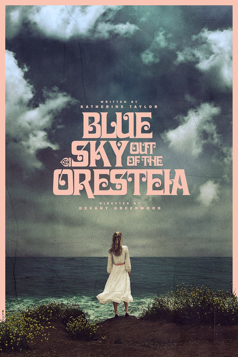 SnollygosterPrd's tweet image. NEW WORK: Official key art and title design I created for BLUE SKY OUT OF THE ORESTEIA 🤍 

#posterdesign #shortfilm #davida #