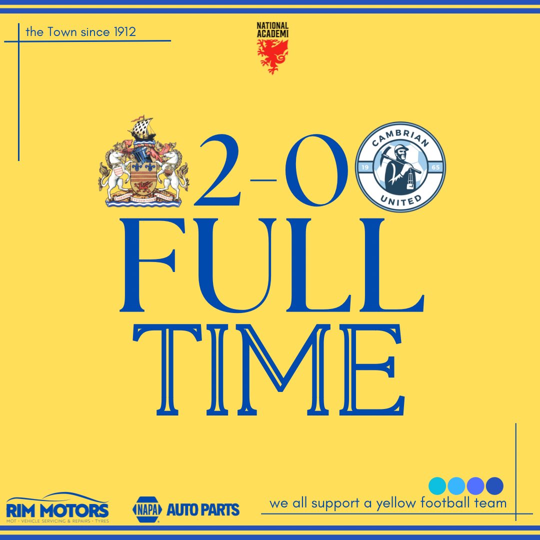 First game, first win, first three points!

Come on the Town 💛💙