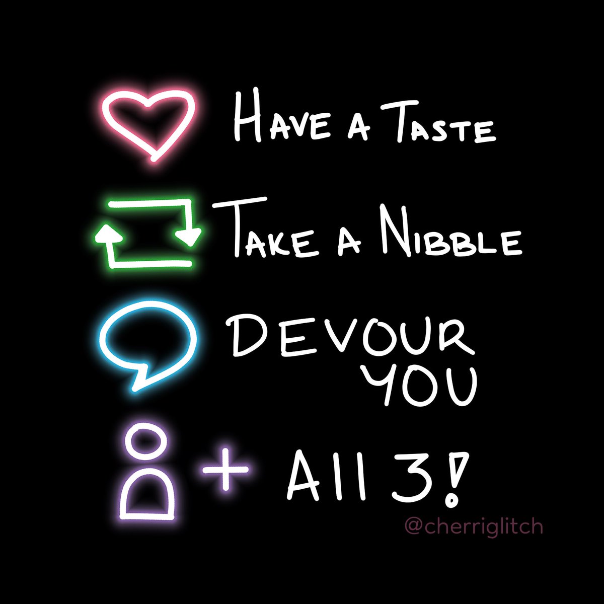 Snaccrifices, would you let me?~♡︎
 
(if you do all 3 you are wild and i respect it)