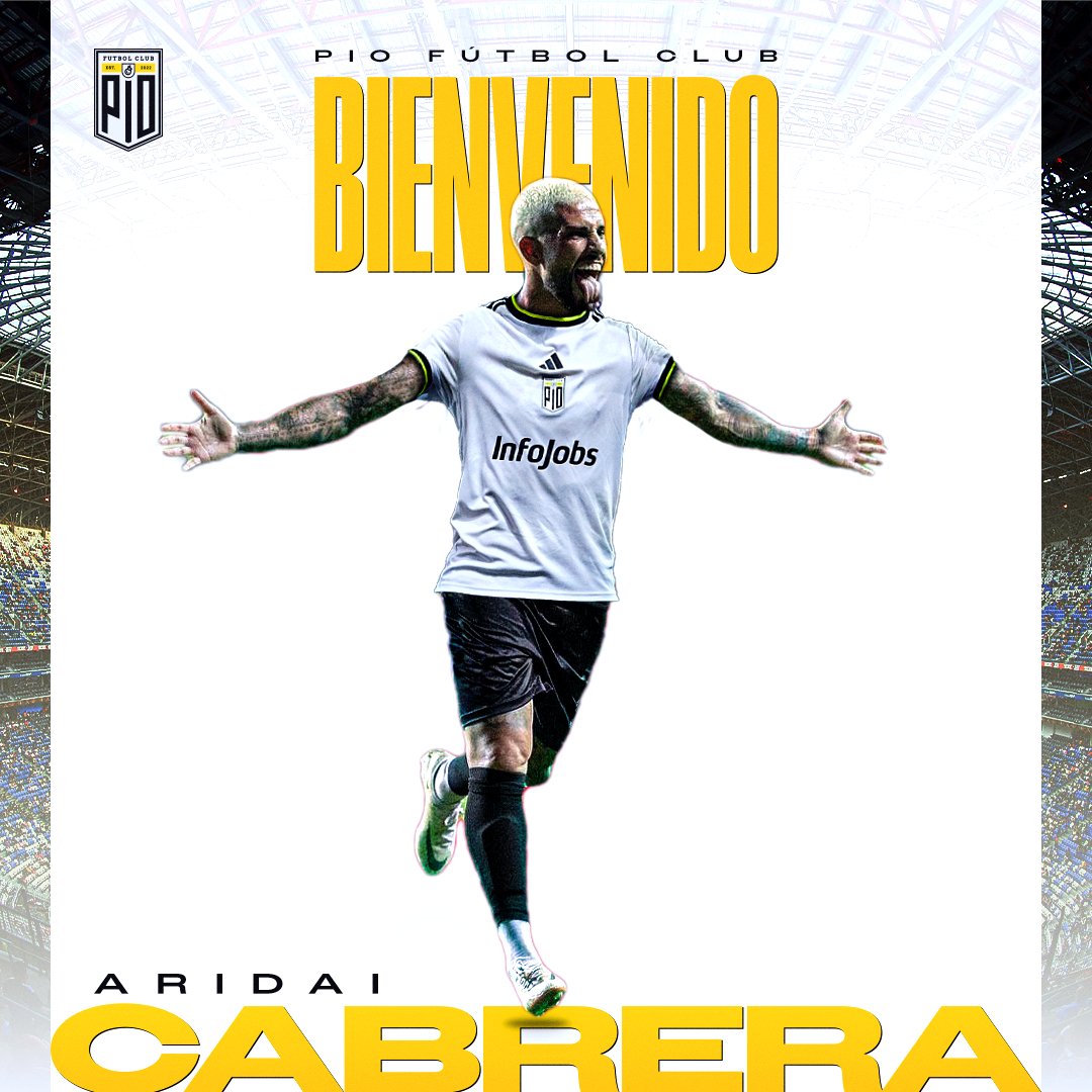 🆕 ¡ARIDAI CABRERA ATERRIZA EN EL NIDO! 🐥

El delantero grancanario se incorpora al equipo como nuestro nuevo JUGADOR 13.

Ha pasado por equipos como UD Las Palmas, RCD Mallorca, Girona FC, CE Sabadell, entre otros. 

👋 ¡Bienvenido al nido, <a href="/AridaiCabrera7/">Aridai Cabrera</a>!

#PPP