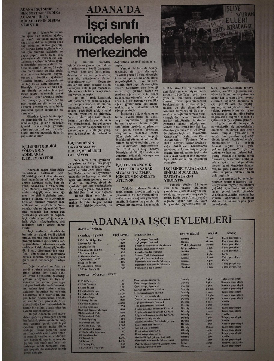 dibar_net's tweet photo. Halkın Kurtuluşu Özel Ek, Adana Halkı Genel Greve Hazırlanıyor https://t.co/OxczdN2KZg