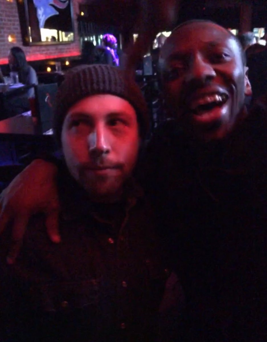 miggalooch's tweet photo. @angelogrexx @MulligansNJ I knew Sean was coming out one Sunday morning w my buddy. It was my friends bday so I told him i had a surprise guest. Bro we hung out for 13hrs bar hopping thru Hoboken. Playing pool. Doing shots. He loved my boy cuz he was taller than someone for once ๐คฃ #OnABender https://t.co/LHakwlgxm0