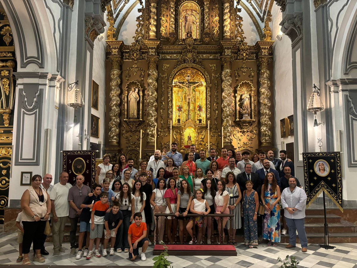 Dolores del Puerto (@doloresptotorre) on Twitter photo 75 ANIVERSARIO - Instantáneas de la misa de Peregrinación en la Parroquia de San Juan Bautista.
Agradecemos a todos la asistencia, en especial a <a href="/rcfusionadas/">Cofradías Fusionadas</a> <a href="/DoloresSanJuan/">Dolores de San Juan</a> y <a href="/cofradiamena/">Congregación de Mena</a>.
➡️ ÚLTIMA PARADA, el próximo 14 de septiembre en la Santa Iglesia Catedral Basílica. 75 ANIVERSARIO - Instantáneas de la misa de Peregrinación en la Parroquia de San Juan Bautista.
Agradecemos a todos la asistencia, en especial a <a href="/rcfusionadas/">Cofradías Fusionadas</a> <a href="/DoloresSanJuan/">Dolores de San Juan</a> y <a href="/cofradiamena/">Congregación de Mena</a>.
➡️ ÚLTIMA PARADA, el próximo 14 de septiembre en la Santa Iglesia Catedral Basílica.