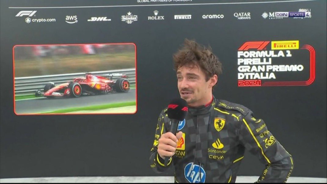 🗣️ LECLERC: "THERE WERE TWO RACES I WANTED TO WIN THIS YEAR: MONZA AND MONACO. I WON THEM BOTH!"

#Formula1 | #MonzaGP2024