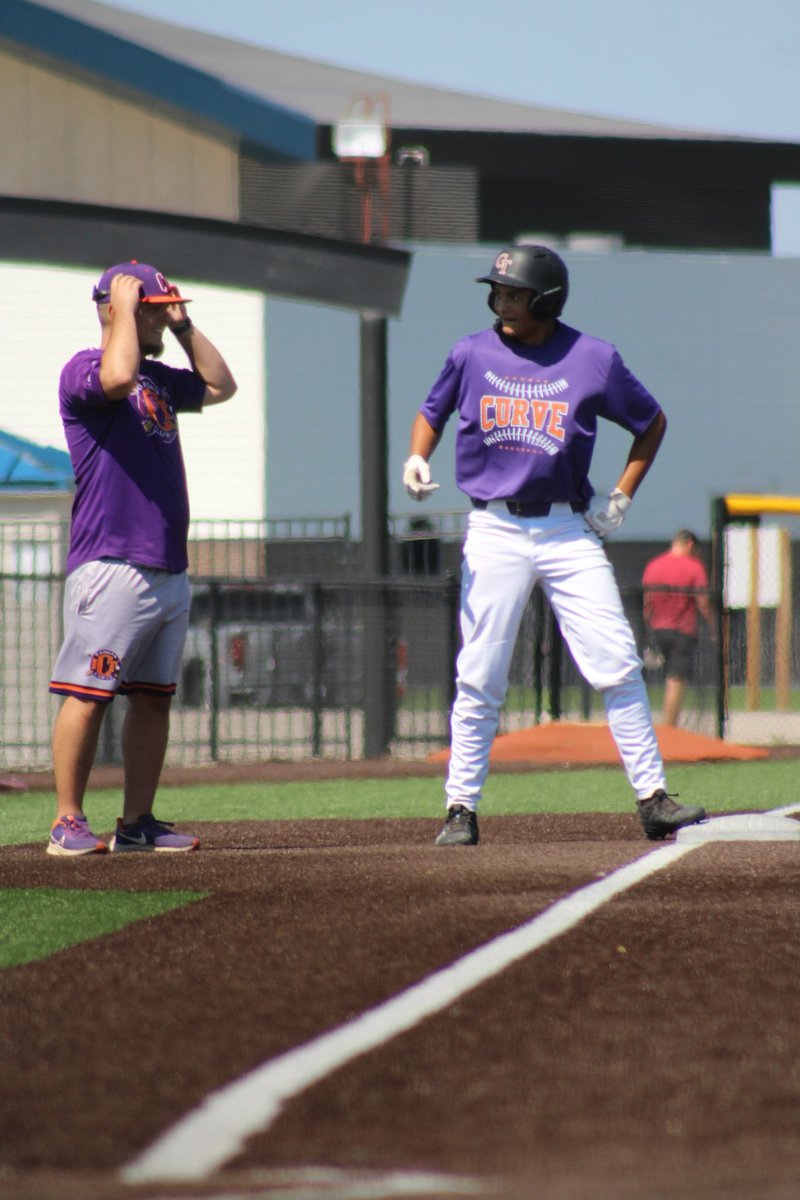 acrawford2026's tweet photo. I had a great time playing with @kansas_curve Baca 18U this weekend! Thank you for the invite. Got some INF time at 1B/2B/3B. 
Pitching: 2IP/2H/2BB/1ER/3Ks
Batting: 1 triple/2 walks/1 HBP/1 pop-out https://t.co/6BPIw7LaQG